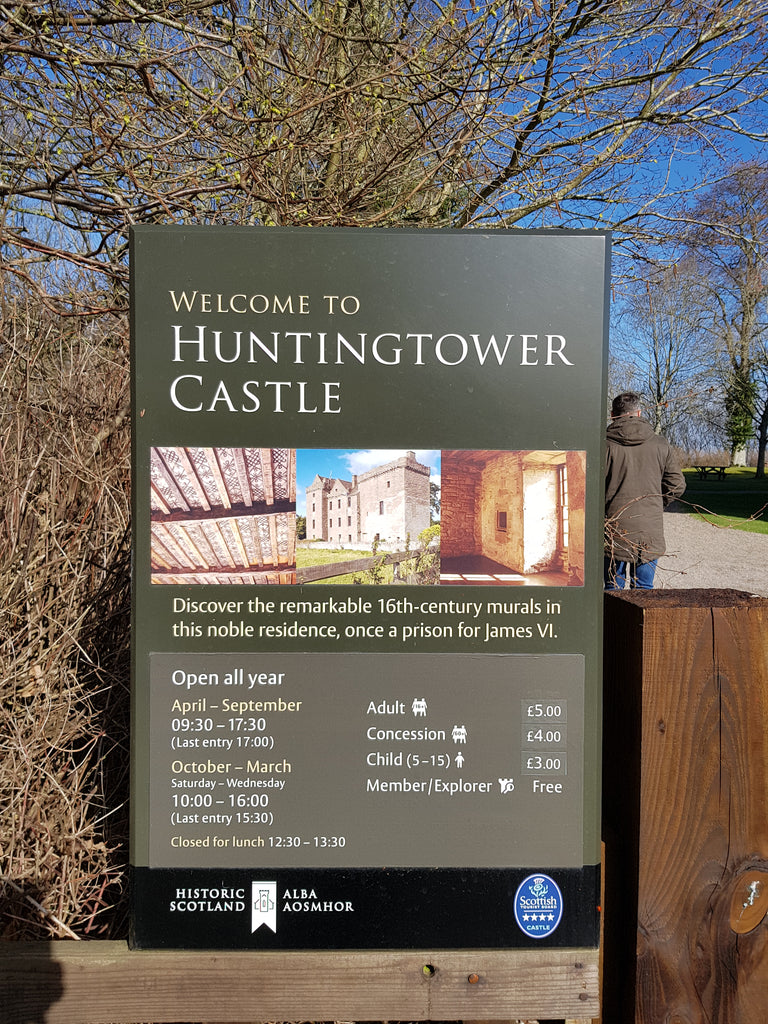 Schottland im März 2019: Huntingtower Castle und Falkland Palace (Tag 3)