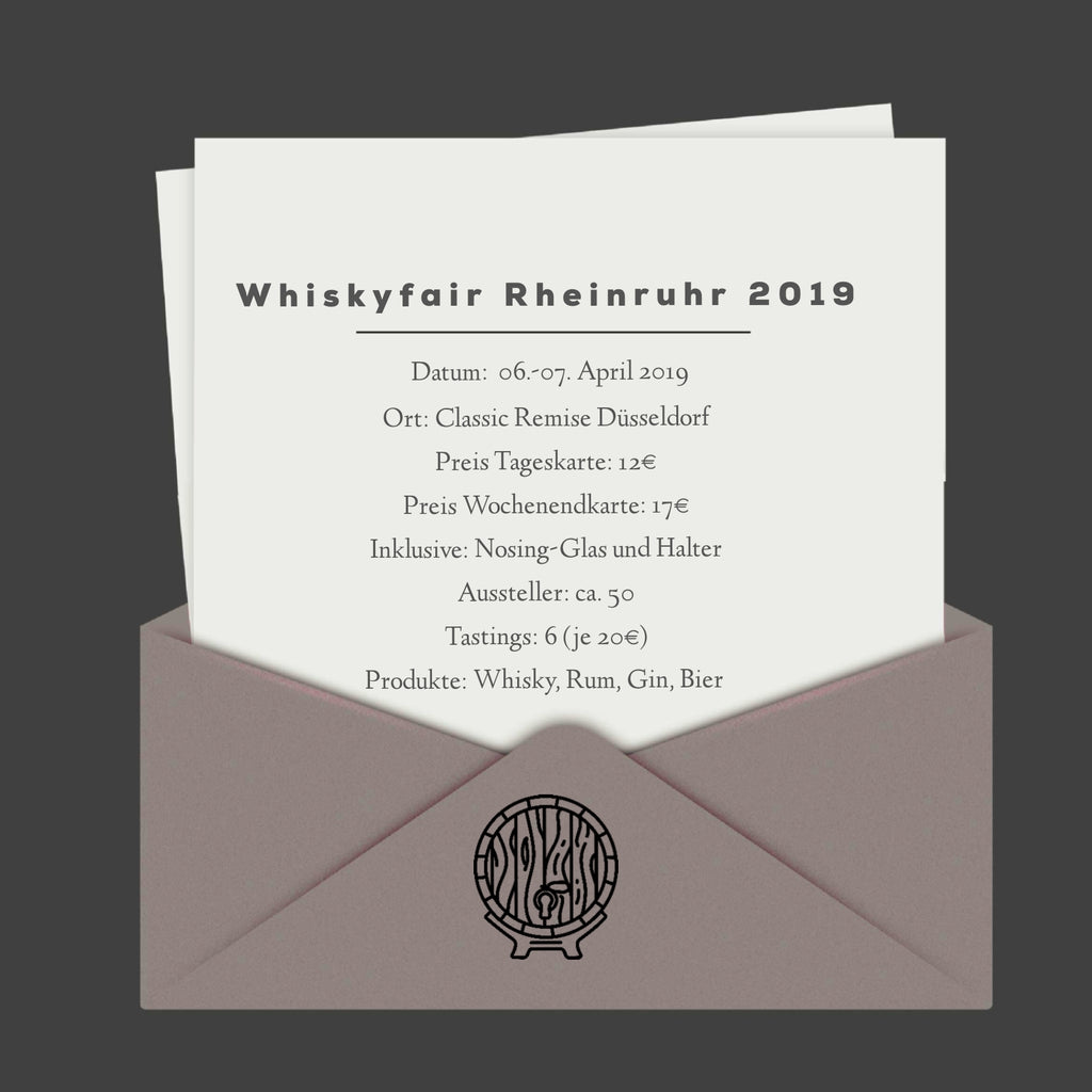 Messebericht zur Whiskyfair Rheinruhr in Düsseldorf am 07.04.2019